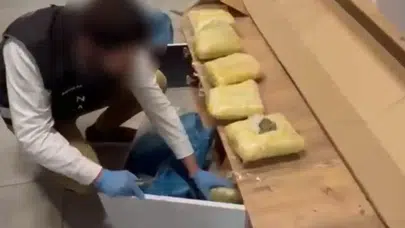 Televizyon ünitesini uyuşturucu zulasına çevirdi: Kargo sevkiyatı polise takıldı