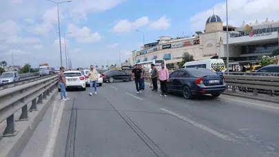 Manavgat’ta korkutan zincirleme kaza: Trafik felç oldu