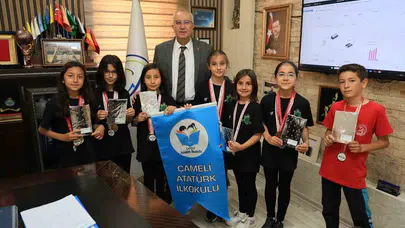 Çameli'nin minik yıldızları Denizli'ye damga vurdu: Başkan Arslan'dan şampiyonlara tam destek