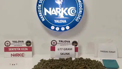 Çınarcık’ta zehir tacirlerine geçit yok: Operasyonda ele geçirilenler şoke etti