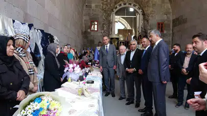 Erzurum’un kalbinde sanat şöleni: Tarihi medrese göz nuru eserlere ev sahipliği yapıyor