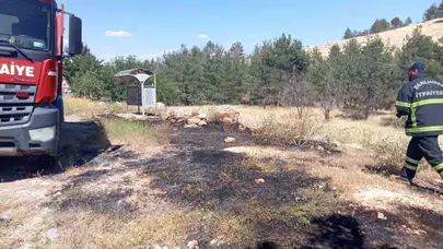 Karaköprü’de korkutan dumanlar: İtfaiye alevlere geçit vermedi
