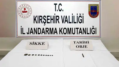 Kırşehir’de tarihi eser kaçakçılığına geçit yok: Ankara yolunda yakayı ele verdi