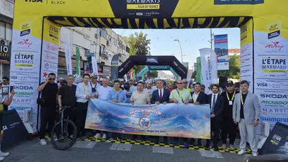 Marmaris’te iki tekerlek üzerinde dev buluşma: Kaymakamlar da pedal çevirdi