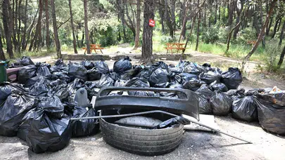 Doğa için seferber oldular: Mesire alanından çıkanlar şaşkına çevirdi