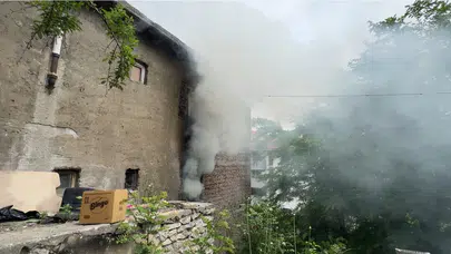 Karabük’te korkutan yangın: Alevler mahalleyi ayağa kaldırdı