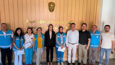 Gerze'de şifa dağıtan ellere devletten vefa: Fedakâr sağlıkçılara onur belgesi
