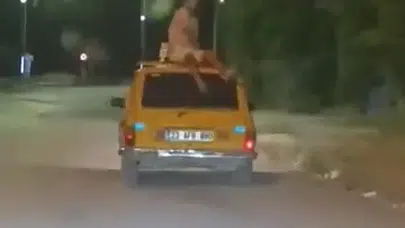 Elazığ’da akıllara durgunluk veren görüntü: Ölümle dans eden yolculuk kamerada