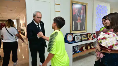 Şampiyonların rotası Kepez: Başkan Kocagöz’den genç sporculara tam destek