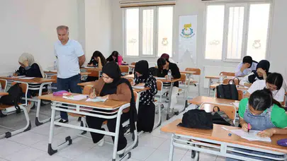 Üniversite hayali kuran gençler için geri sayım başladı: Haliliye’de sınav provası heyecanı
