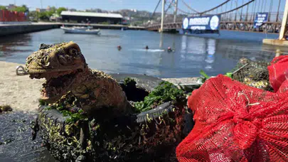 Marmara’nın derinliklerinden şaşırtan manzara: Temizlik çalışmasında ortaya çıktı