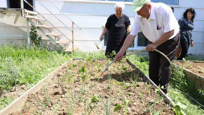 Toprağın şifası Nilüfer’de buluştu: Huzurevi sakinleri kendi bahçelerini kurdu