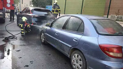 Batman’da korku dolu anlar: Park halindeki araç bir anda alevlere teslim oldu
