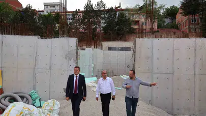Bozüyük’te eğitim seferberliği: Modern okul binasında sona doğru