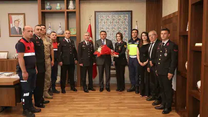 Kütahya'da 187 yıllık gurur: Vali Işın'dan jandarma teşkilatına anlamlı ziyaret