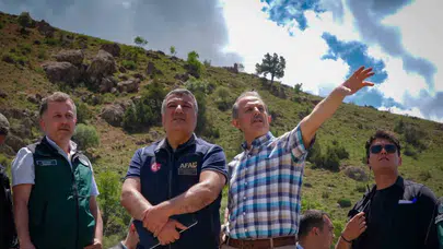 Hakkari'de kritik heyelan bölgesi mercek altında: Bilim dünyası ve AFAD'dan ortak saha çalışması