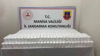 Akhisar’da zehir tacirlerine jandarma darbesi: 50 bini aşkın hap yakalandı
