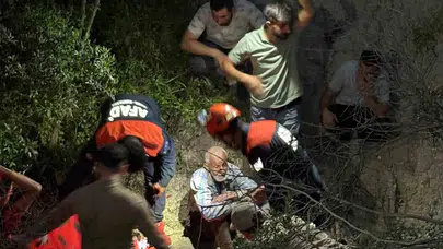 43 saatlik umut dolu bekleyiş mutlu sonla bitti: Dere yatağında yaşam mücadelesi veriyordu
