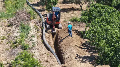 Buharkentli üreticinin yüzü gülecek: Milyonluk sulama hamlesi başladı