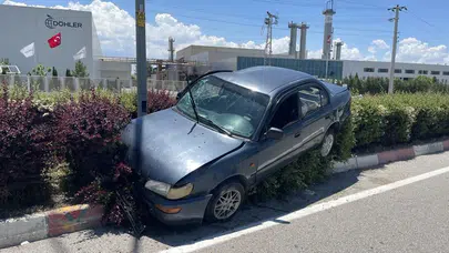 Karaman'da korkutan kaza: Baba ve iki kızı hastanelik oldu