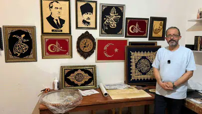 Emekli jandarmanın ahşapla imtihanı: Kıl testeresiyle tarihe dokunuyor