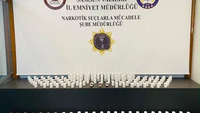 Samsun’da zehir tacirlerine ağır darbe: İş yeri görünümlü uyuşturucu deposu çökertildi