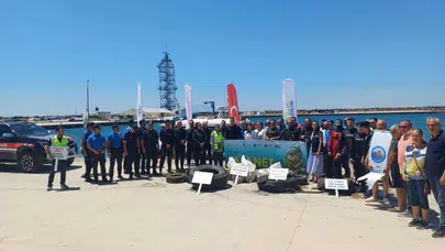 Enez’in mavi sularında derin temizlik: Denizden çıkanlar şaşkına çevirdi
