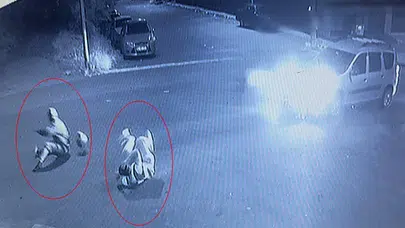 Sollama girişimi dehşeti kamerada: Çorlu'da motosikletli iki genç metrelerce sürüklendi
