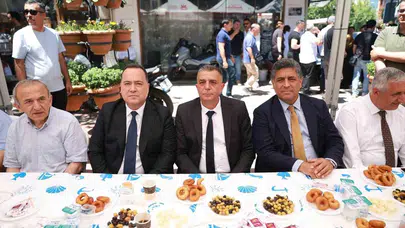 Başkan Şimşek’in acı gününde Manisa tek yürek oldu: Annesi için hayır lokması döktürdü