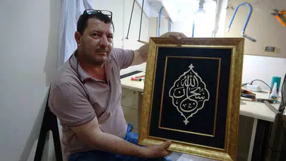 Kızının ödevi hayatını değiştirdi: Kıl testeresiyle başladığı yolculukta geleneksel sanatın öncüsü oldu