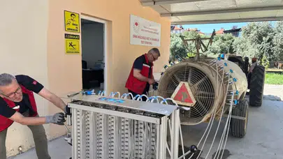Sofralık üzümde kalite dönemi: Manisa'da ilaçlama makinelerine bilimsel ayar