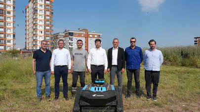 Tarsus’ta zorlu araziler artık dert değil: Uzaktan kumandalı teknoloji sahaya indi