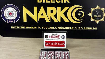 Bozüyük’te narkotik operasyonu: Şüpheli araçtan zehir çıktı