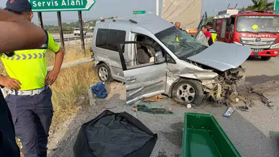 Tarsus’ta acı veda: 18 yaşındaki sürücü park halindeki tıra çarptı