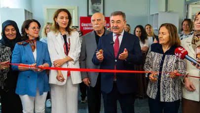 Çöpe gidecekler sanata dönüştü: Gölbaşı’nda sürdürülebilir üretim dönemi başladı