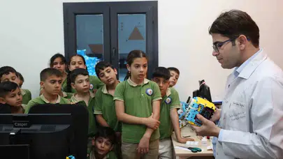 Geleceğin mucitleri Hatay’da yetişiyor: Minik öğrencilerden bilim merkezine çıkarma