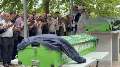 Bayram sevinci yerini derin bir acıya bıraktı: Genç çift son yolculuğuna uğurlandı