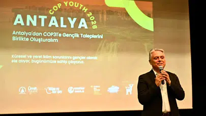 Antalya'dan dünyaya iklim mesajı: Gençler karar mekanizmalarına dahil oluyor