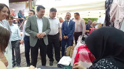 Havran’da el emeği göz nuru eserler görücüye çıktı: Kursiyerlerin yıl boyu süren maratonu sergiyle taçlandı