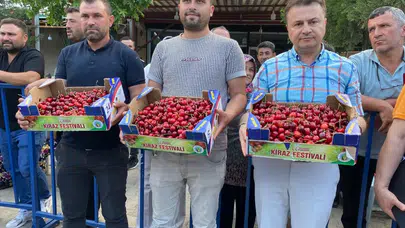 Alaşehir’de kirazın şampiyonları belli oldu: Bahçelerin en iyileri altınla ödüllendirildi
