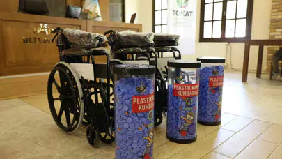 Plastik kapaklar engelleri aştı: Tokat’ta geri dönüşüm iyiliğe dönüştü