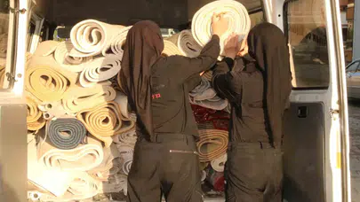 Erzincan’ın girişimci kadınları: Direksiyon başında onlar var, halıları onlar taşıyor