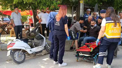İnegöl’de kontrolsüz kavşak kabusu: Motosikletli sürücü hastanelik oldu