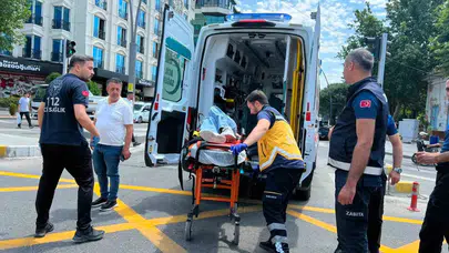 Batman’da korkutan kaza: Atatürk Parkı önünde motosiklet yayaya çarptı