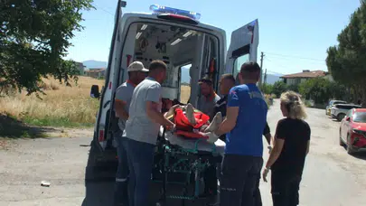 Burhaniye’de ortalık savaş alanına döndü: Ağaca çarparak durabildi