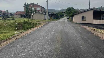 Tozlu ve çukurlu yollar tarih oldu: Gediz’de iki köyün ulaşım çilesi bitti