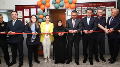 Şehidin ismi Gelik’te sonsuza dek yaşayacak: Okul kütüphanesine duygusal dokunuş