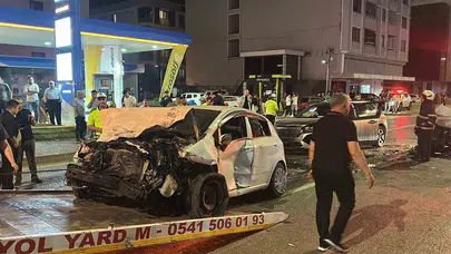 Atakum’da ortalık savaş alanına döndü: Zincirleme kazada 5 kişi hastanelik oldu