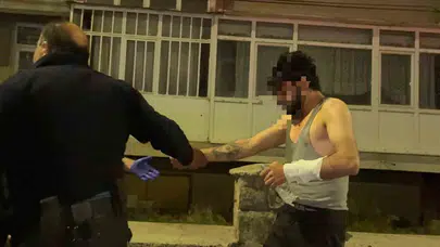 Kayseri'de nefes kesen operasyon: Polis telefon kamerasıyla hayat kurtardı
