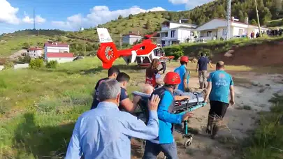 Zirvede yaşam mücadelesi: 70 yaşındaki hastanın imdadına gökyüzü yetişti